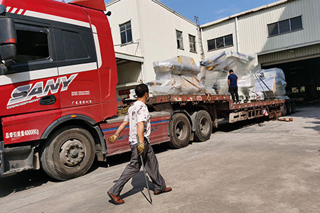 出貨！三合一自動(dòng)送料機(jī)（HL16F3）發(fā)往惠州